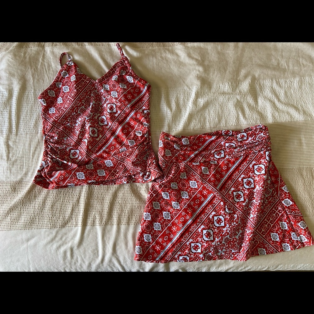 Baycurve Ruched Tankini Set